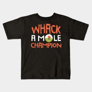 Whack A Mole Champion Funny Summer Kids T-Shirt